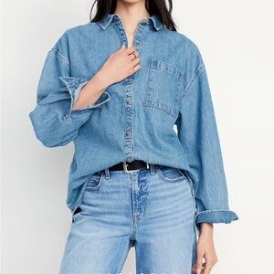 Old Navy Light Blue Denim Jean Jacket